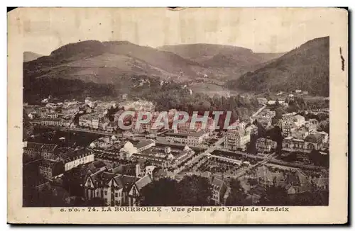 Ansichtskarte AK La Bourboule Vue generale et vallee de Vendeix