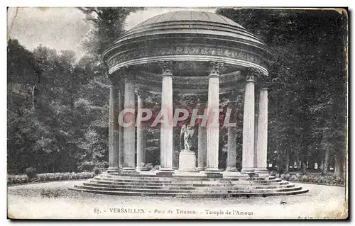 Ansichtskarte AK Versailles Parc du Trianon Temple de l&#39amour