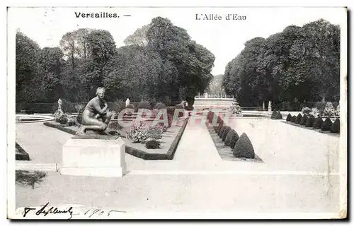 Cartes postales Versailles Alle d&#39eau