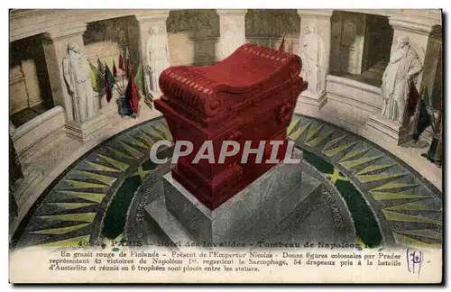 Cartes postales Paris Les Invalides Tombeau de Napoleon 1er