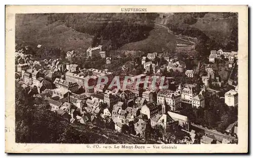 Cartes postales Le Mont Dore Vue generale