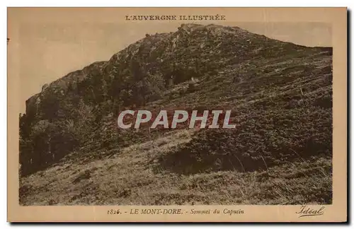 Ansichtskarte AK Le Mont Dore Sommet du capucin