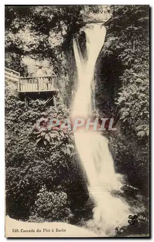 Ansichtskarte AK Cascade du plat a barbe