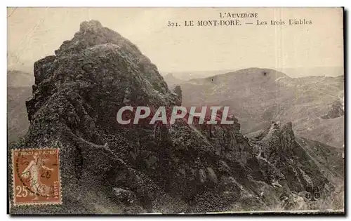 Cartes postales Le Mont Dore Les trois diables