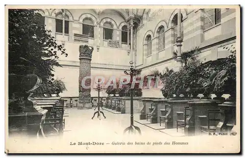 Cartes postales Le Mont Dore Galerie des bains de pieds des hommes