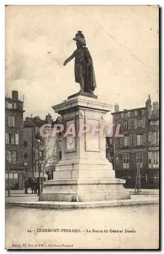 Ansichtskarte AK Clermont Ferrand La statue General Desaix