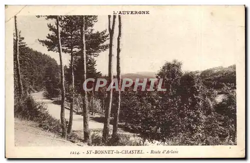 Cartes postales St Bonnet le Chastel Route d&#39Arlanc