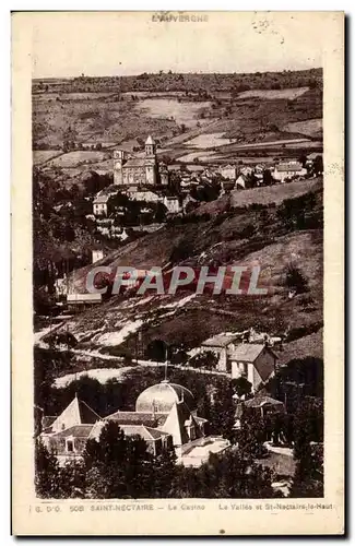 Ansichtskarte AK Saint Nectaire le casino La vallee et St Nectaire le haut