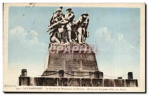 La Champagne - Le Groupe de Monument de Navaria - Cartes postales