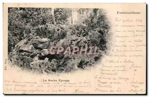 Fontainebleau - La Roche Eponge - Cartes postales