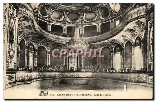 Fontainebleau - Salle du Theatre - Cartes postales