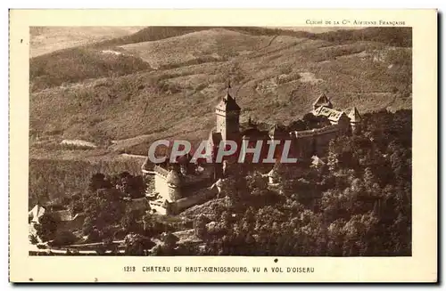 Haut Koenigsbourg - Vu a Vol d'Oiseau - Cartes postales