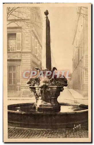 Aix en Provence - Fontaine des Quatre Dauphins - Ansichtskarte AK