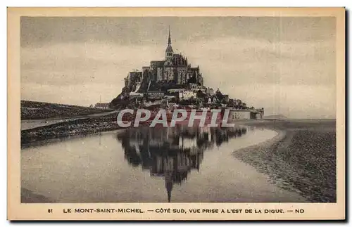 Le Mont Saint Michel - Cote Sud - Ansichtskarte AK