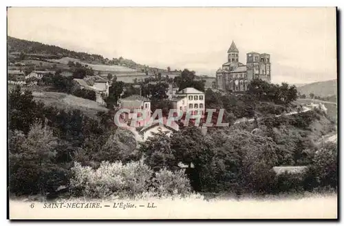 Saint Nectaire - L&#39Eglise Cartes postales