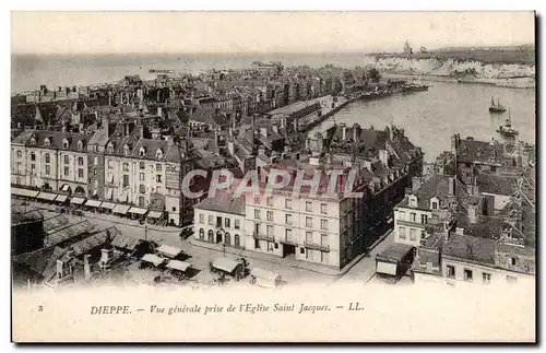 Dieppe - Vue Generale prise de l&#39Eglise Saint Jacques Ansichtskarte AK