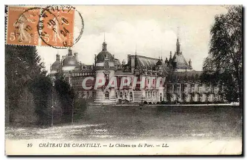 Chateau de Chantilly- Le Chateau vu du Parc - Ansichtskarte AK