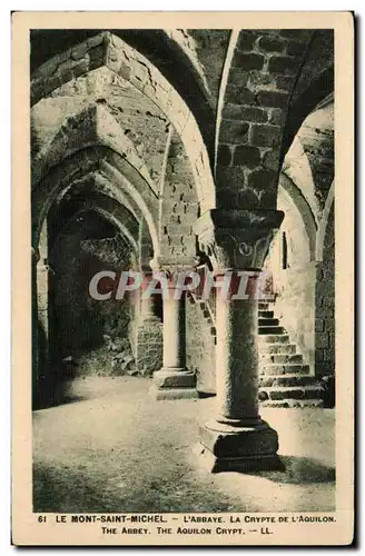 Le Mont Saint Michel - L&#39Abbaye - Cartes postales