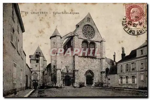 Chartres - Eglise Saint Aignan - Ansichtskarte AK