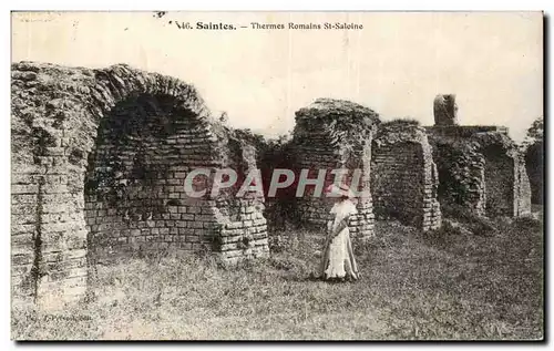 Saintes - Thermes Romaines St Saloine - Ansichtskarte AK