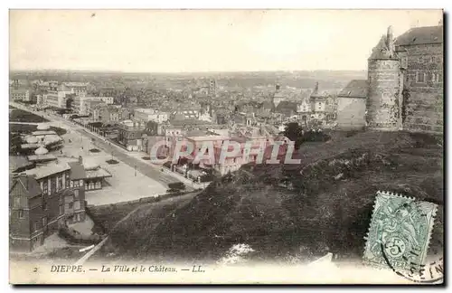 Ansichtskarte AK Dieppe La ville et le chateau