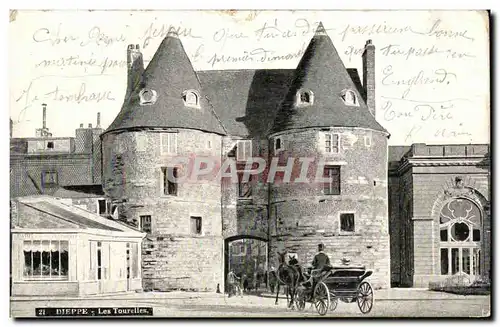 Cartes postales Dieppe Les tourelles