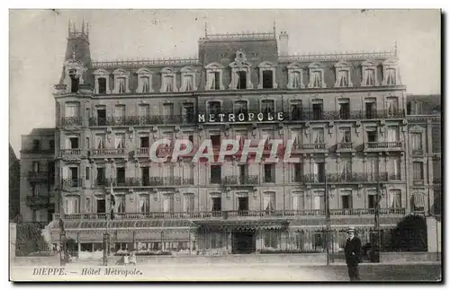 Cartes postales Dieppe Hotel Metropole