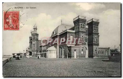 Cartes postales Dieppe Le casino