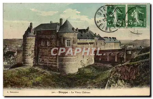 Cartes postales Dieppe Le vieux chateau