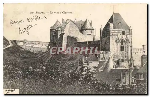 Cartes postales Dieppe Le vieux chateau