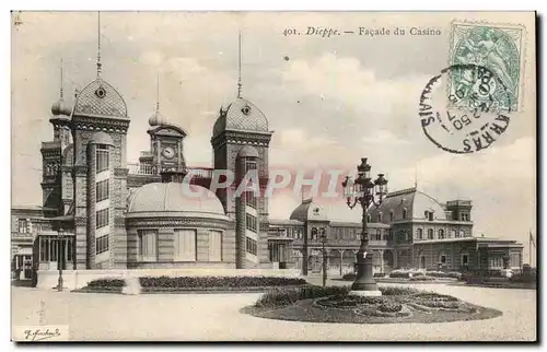 Cartes postales Dieppe Facade du casino