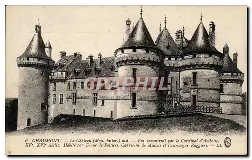 Ansichtskarte AK Chaumont le chateau construit par le cardinal d&#39Amboise