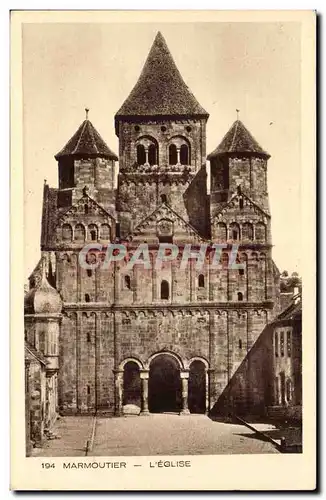 Cartes postales Marmoutier L'eglise
