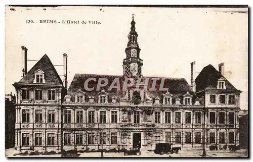 Cartes postales Reims l'hotel de ville