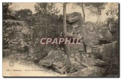 Cartes postales Nemours Rocher de Chaintreauville