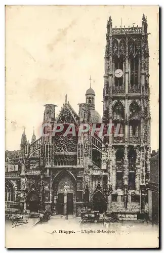 Dieppe Cartes postales L&#39eglise St Jacques