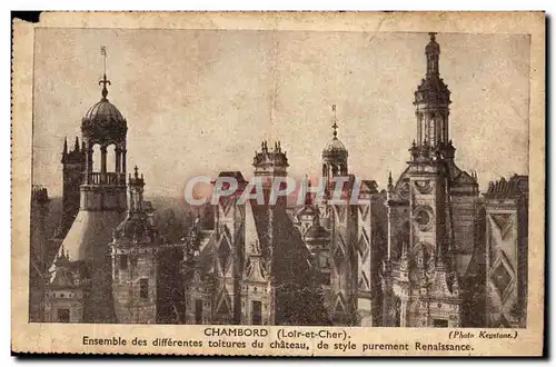 Cartes postales Chambord Chateau