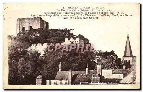 Cartes postales Montrichard Le donjon construit par Foulques Nerra