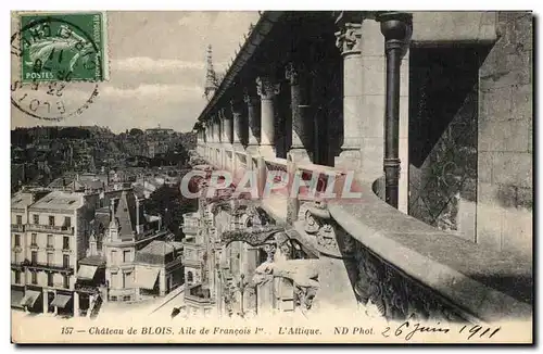 Cartes postales Chateau de Blois Aile de Francois 1er