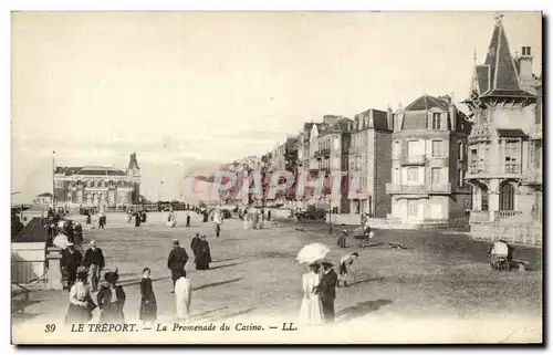 Cartes postales Le Treport La promenade du casino