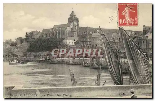 Cartes postales Le Treport Le port