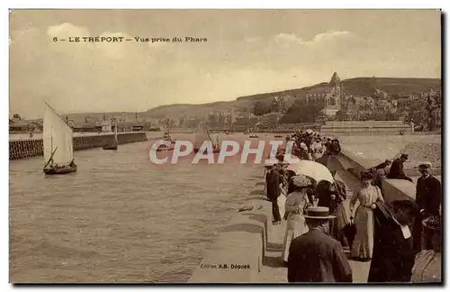 Cartes postales Le Treport Vue prise du phare Ligthhouse