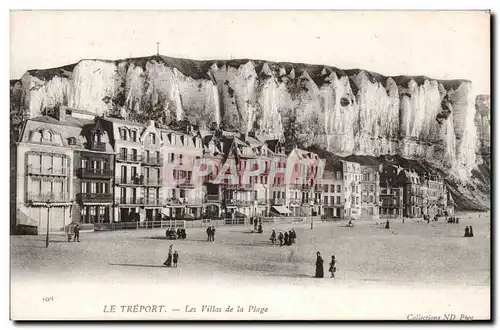 Cartes postales Le Treport Les villas de la plage