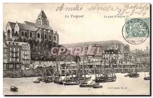 Cartes postales Le Treport Le quai Francois 1er