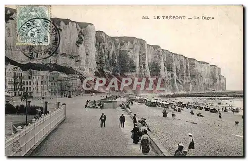 Cartes postales Le Treport La digue