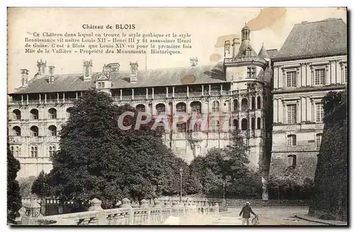 Cartes postales Chateau de Blois