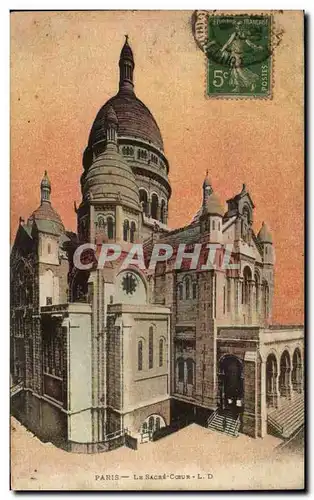 Cartes postales Paris Sacre Coeur Montmartre