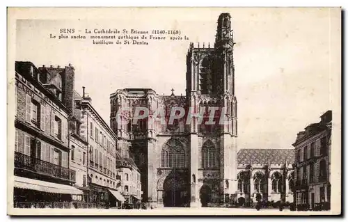 Cartes postales Sens Cathedrale St Etienne