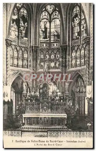 Cartes postales Issoudun Basilique de Notre Dame du Sacre Coeur l'autel