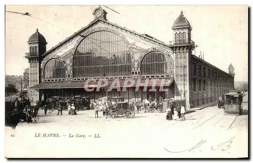 Cartes postales Le Havre La gare